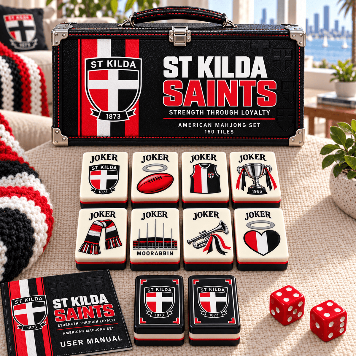 Premium SKD Mahjong Tiles Set PVNA