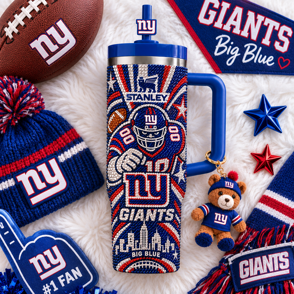 NYG 40oz Tumbler With Handle TTNL