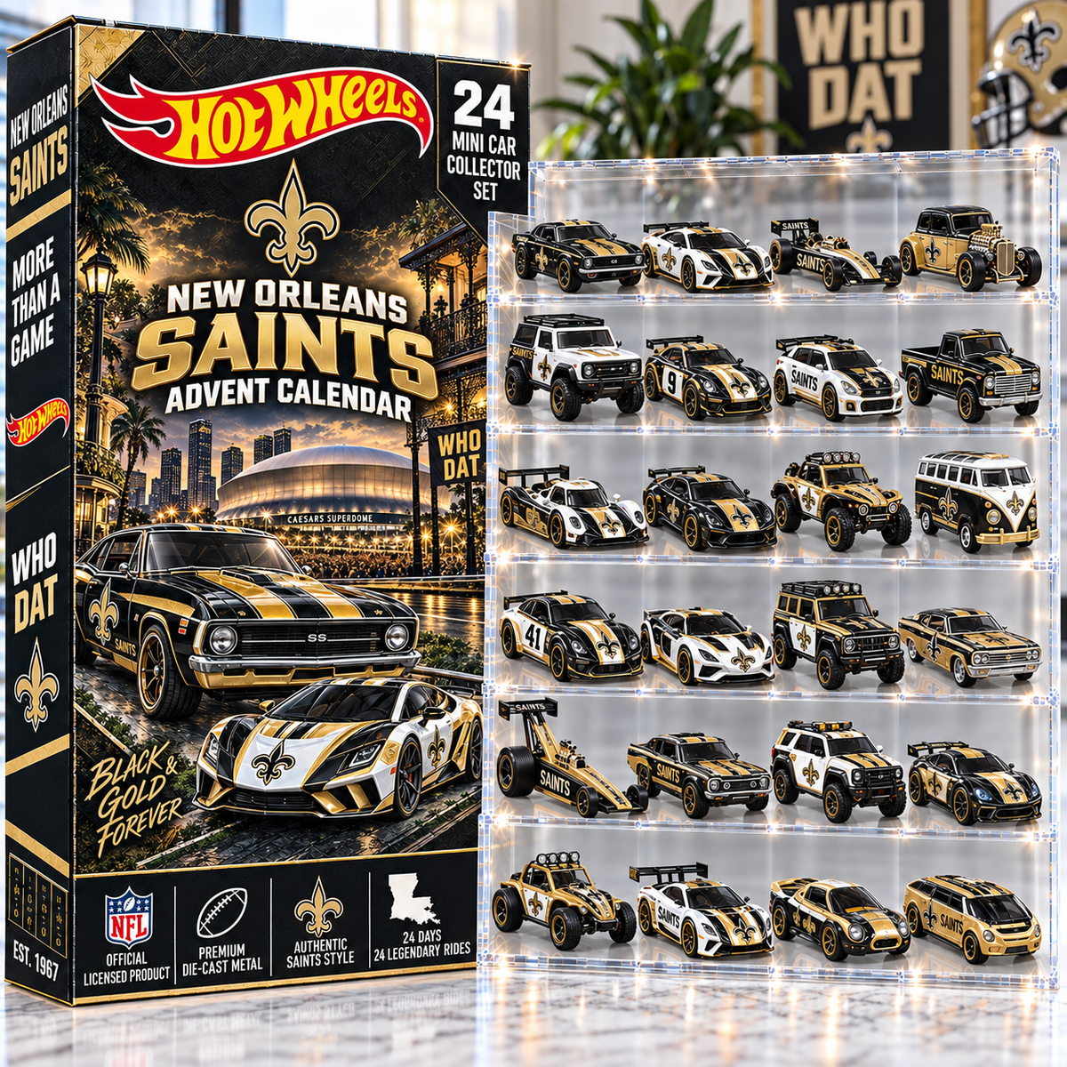 NOS Premium Mini Car Advent Calendar NTNA