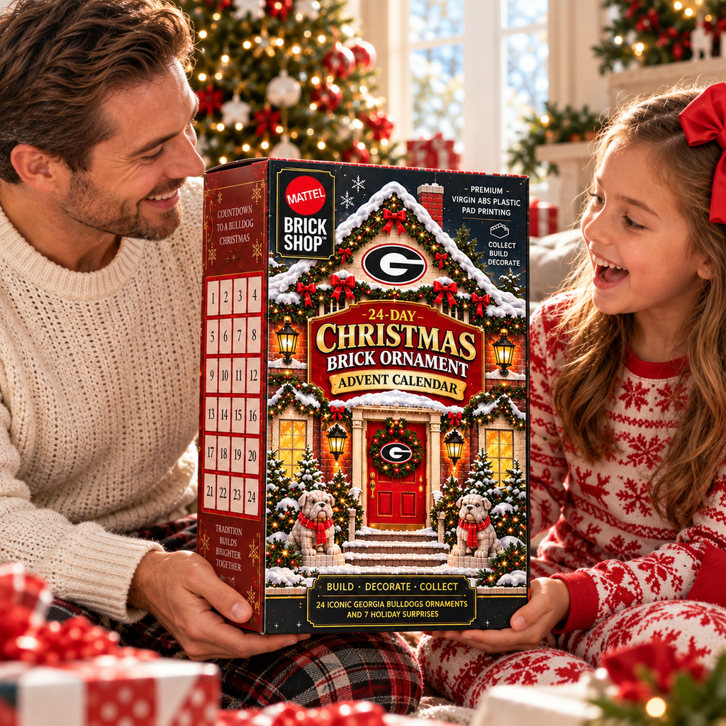 GGBD 24-Day Christmas Brick Ornament Advent Calendar NTTB