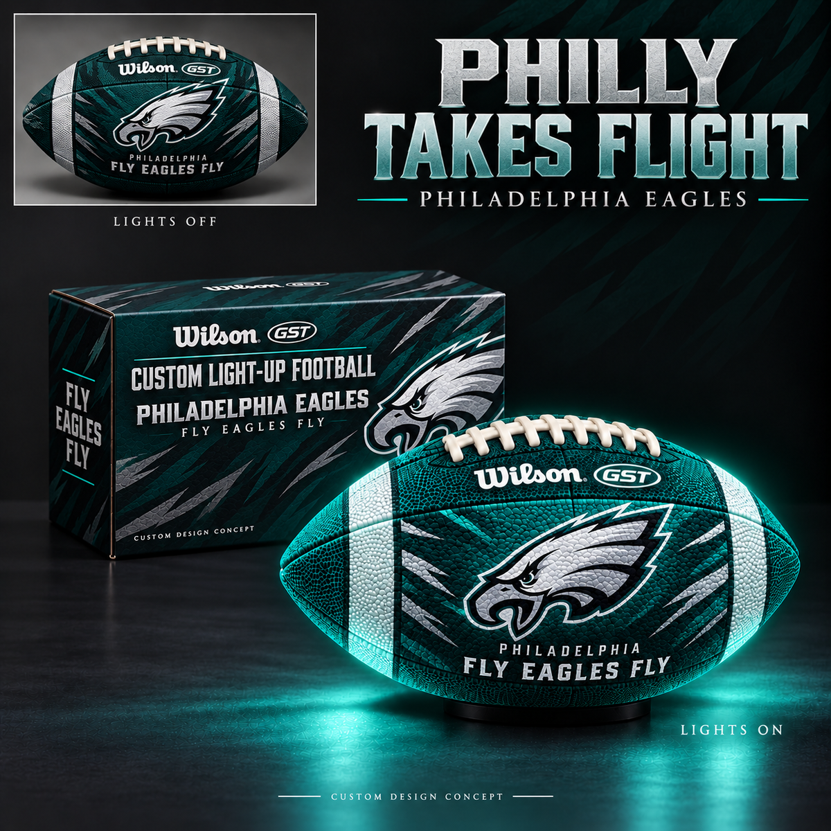 PLDE Premium Light-Up Football NHVH