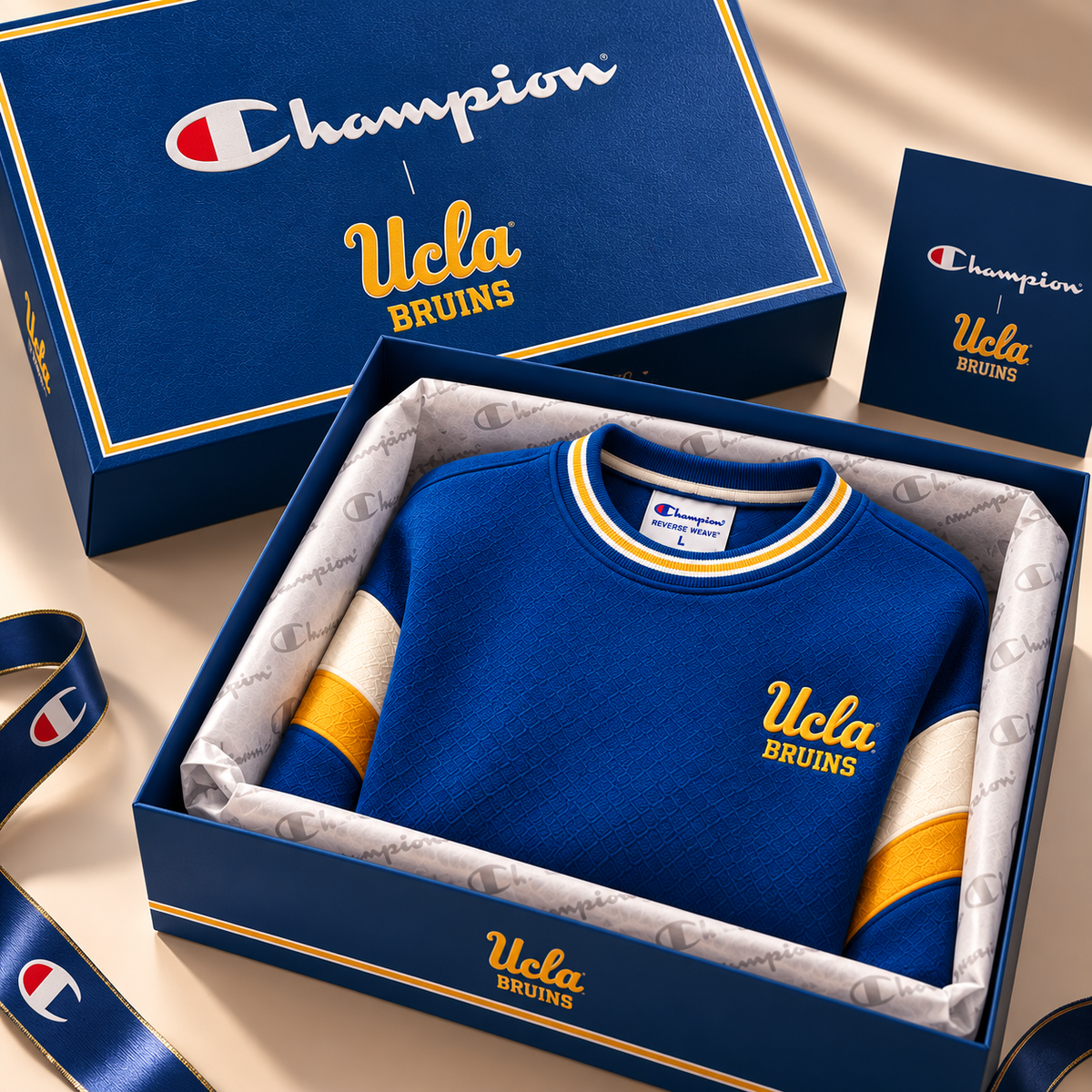 UCLA Premium Embroidered Crewneck Sweatshirt BMD