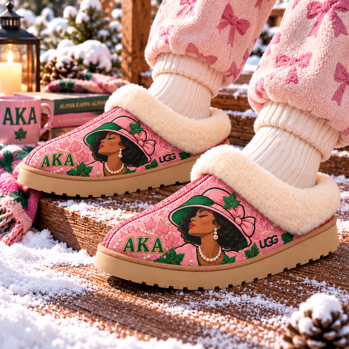 Premium AKA Fur Lined Slippers PDL