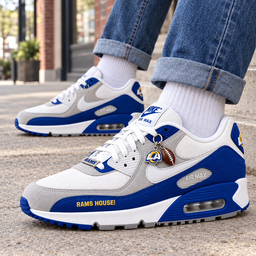 Los Angeles Rams Premium Low-Top Sneakers