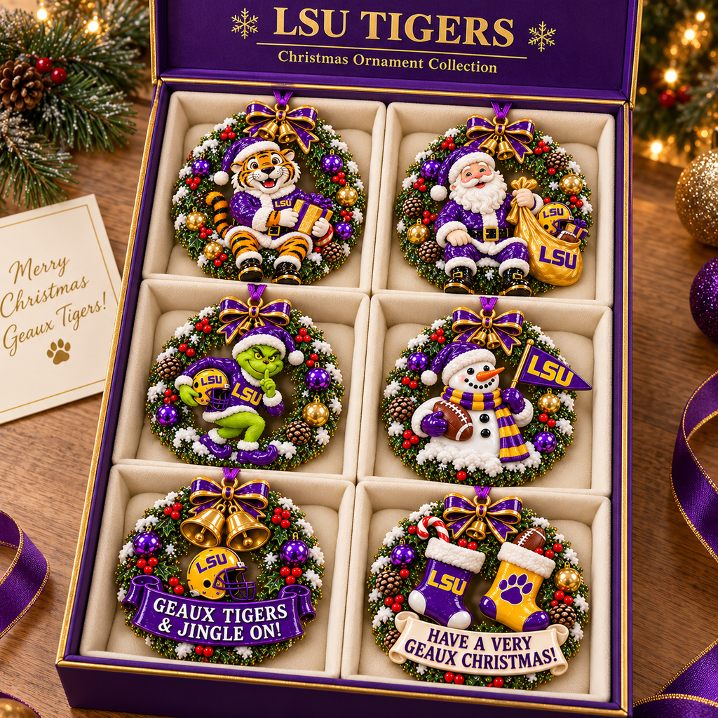 LSU Special Christmas Tree Ornament TTTT