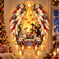 OSB Illuminated Christmas Nativity Angel Wings PNPA