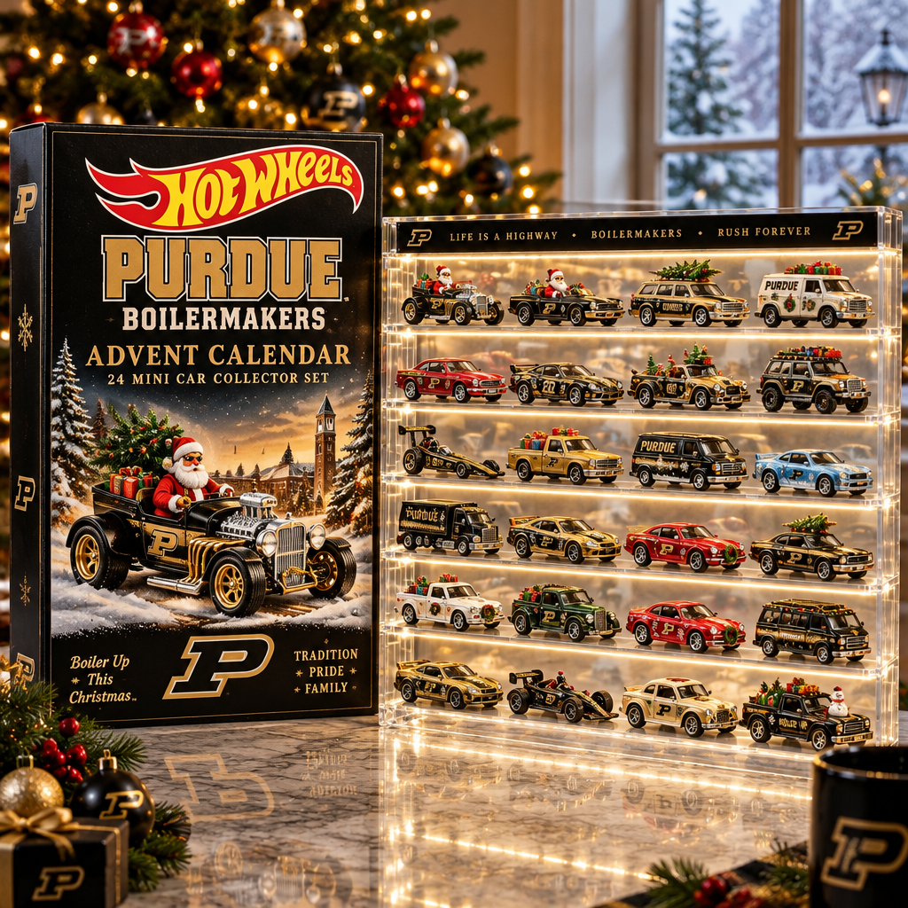 Purdue Boilermakers Premium Mini Car Advent Calendar
