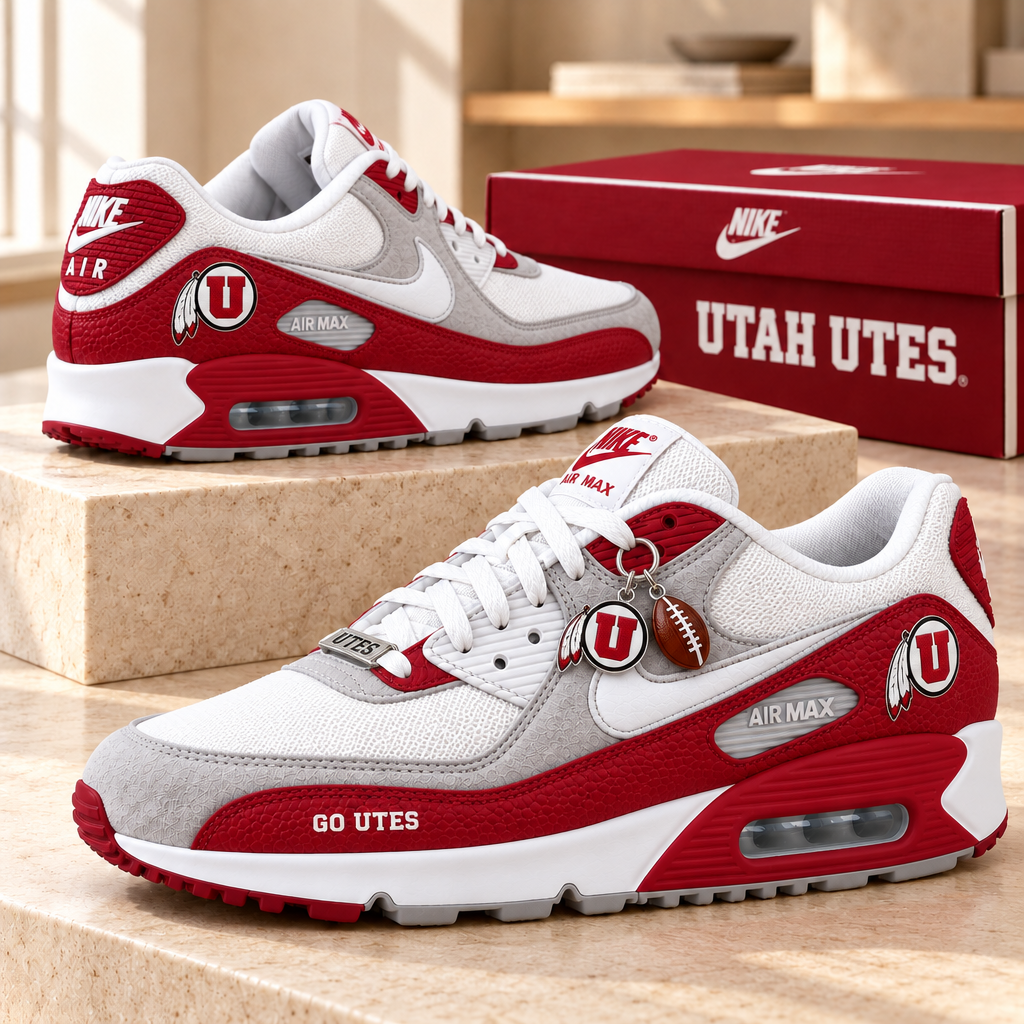 Utah Utes Premium Low-Top Sneakers