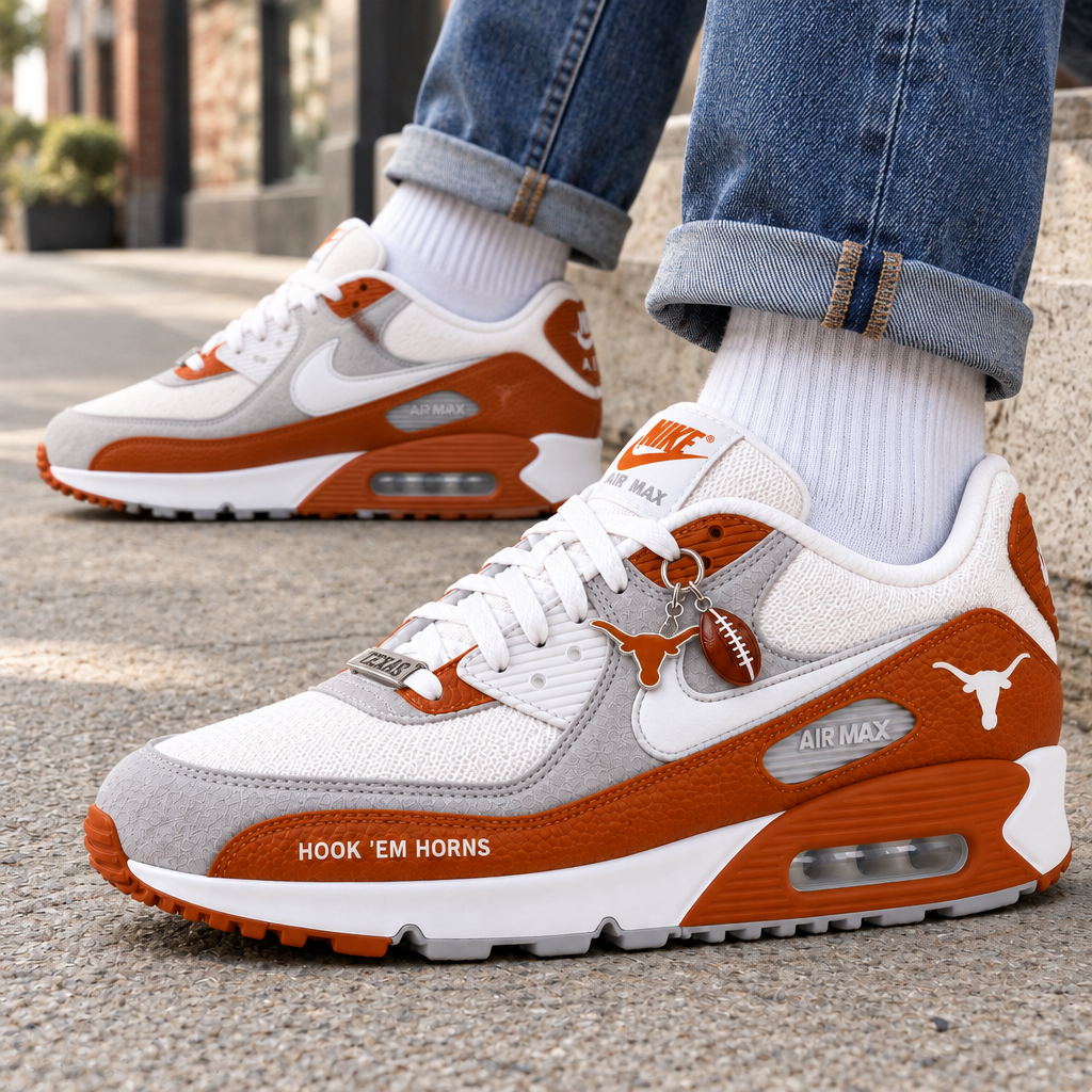 Texas Longhorns Premium Low-Top Sneakers