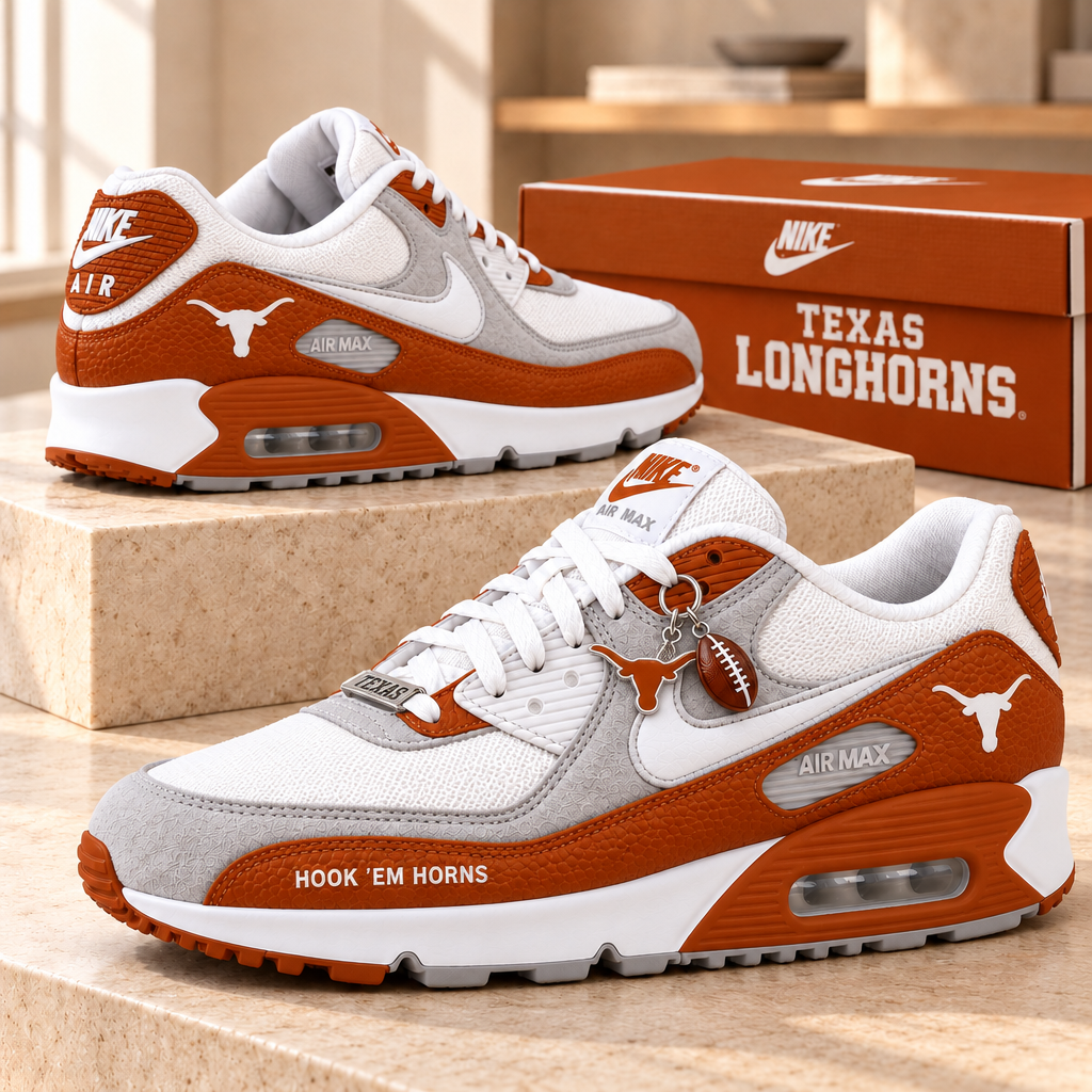 Texas Longhorns Premium Low-Top Sneakers