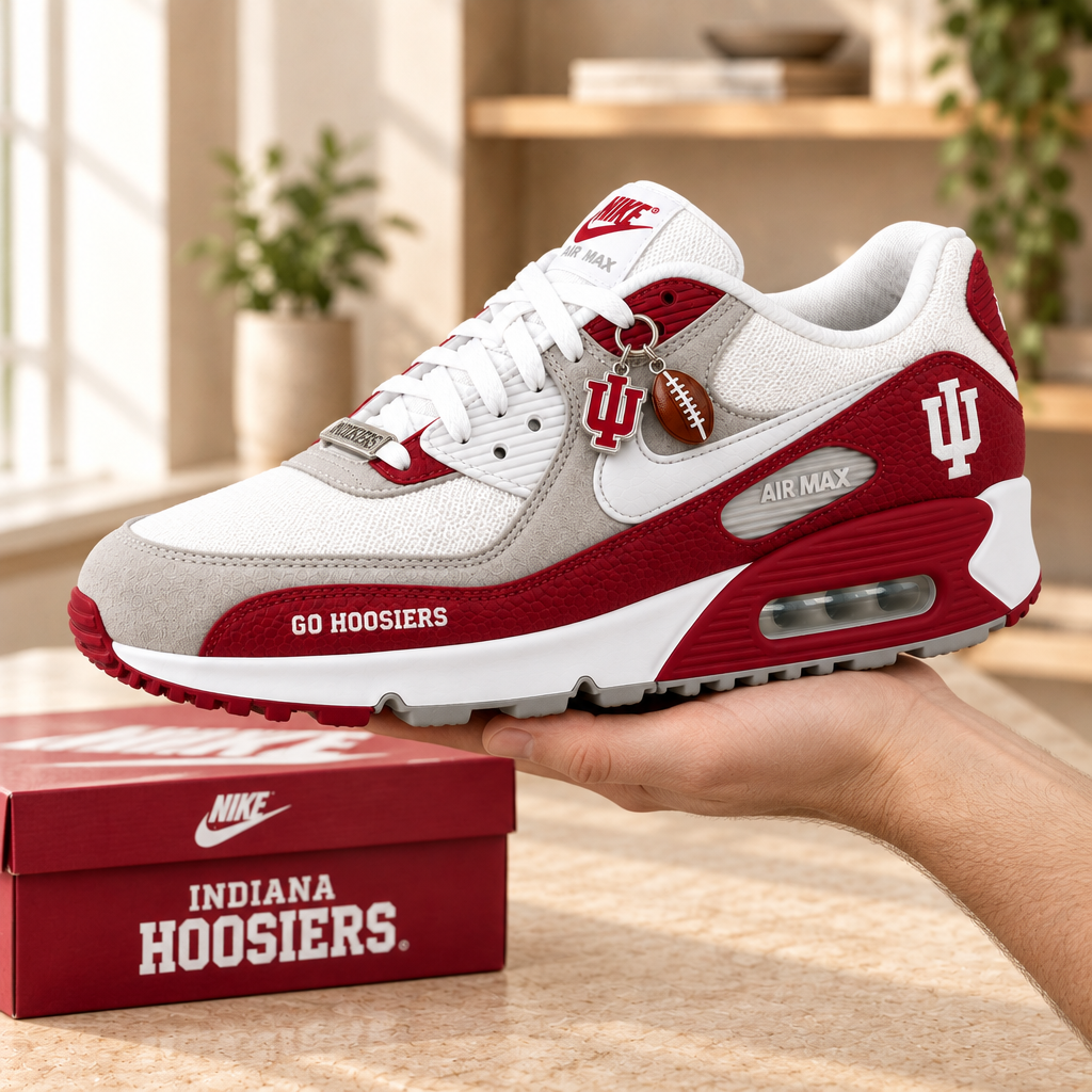 Indiana Hoosiers Premium Low-Top Sneakers