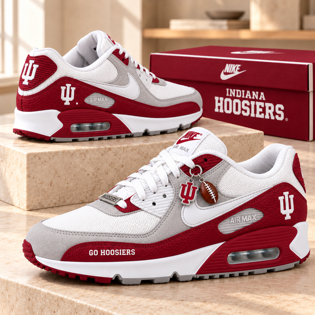 Indiana Hoosiers Premium Low-Top Sneakers