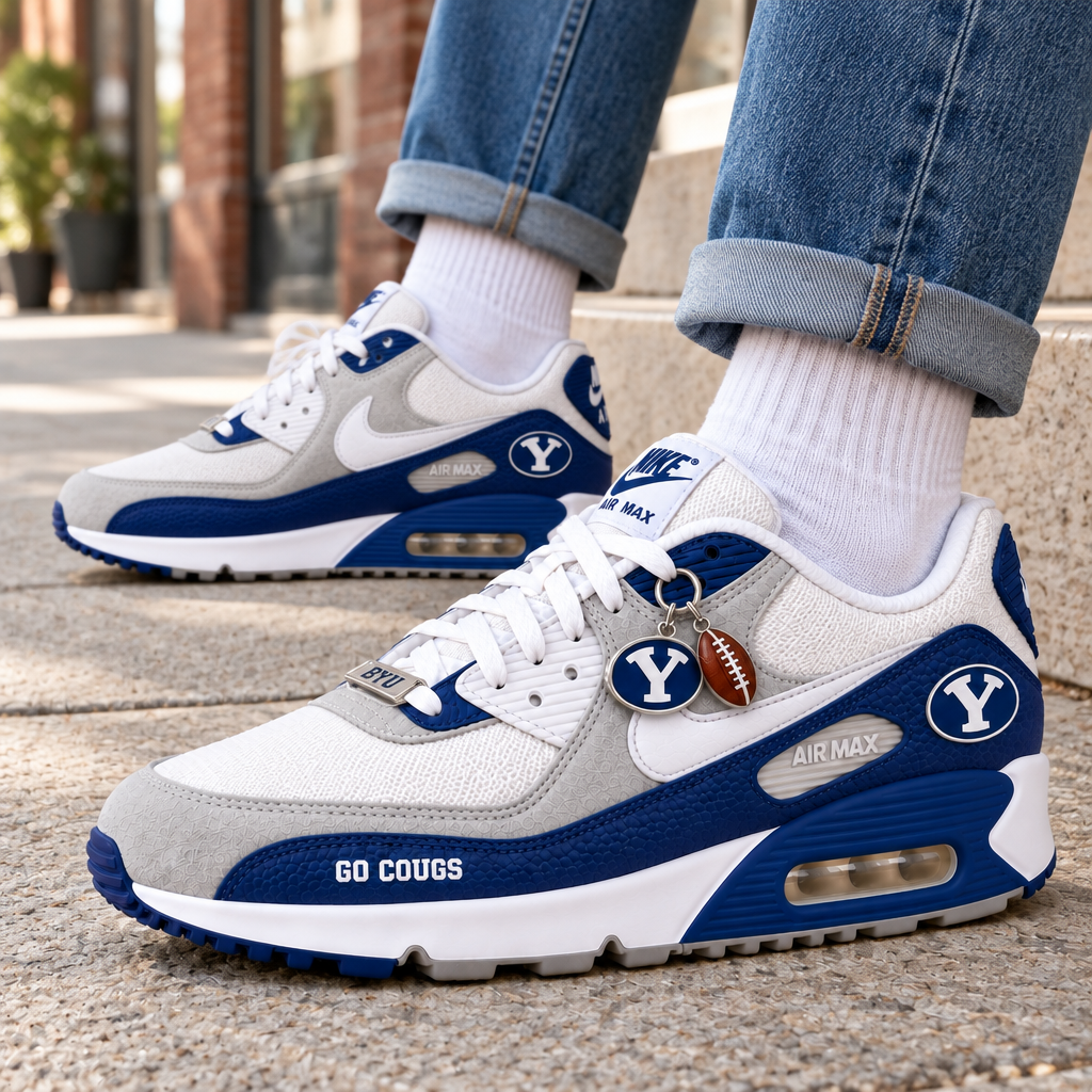 BYU Cougars Premium Low-Top Sneakers