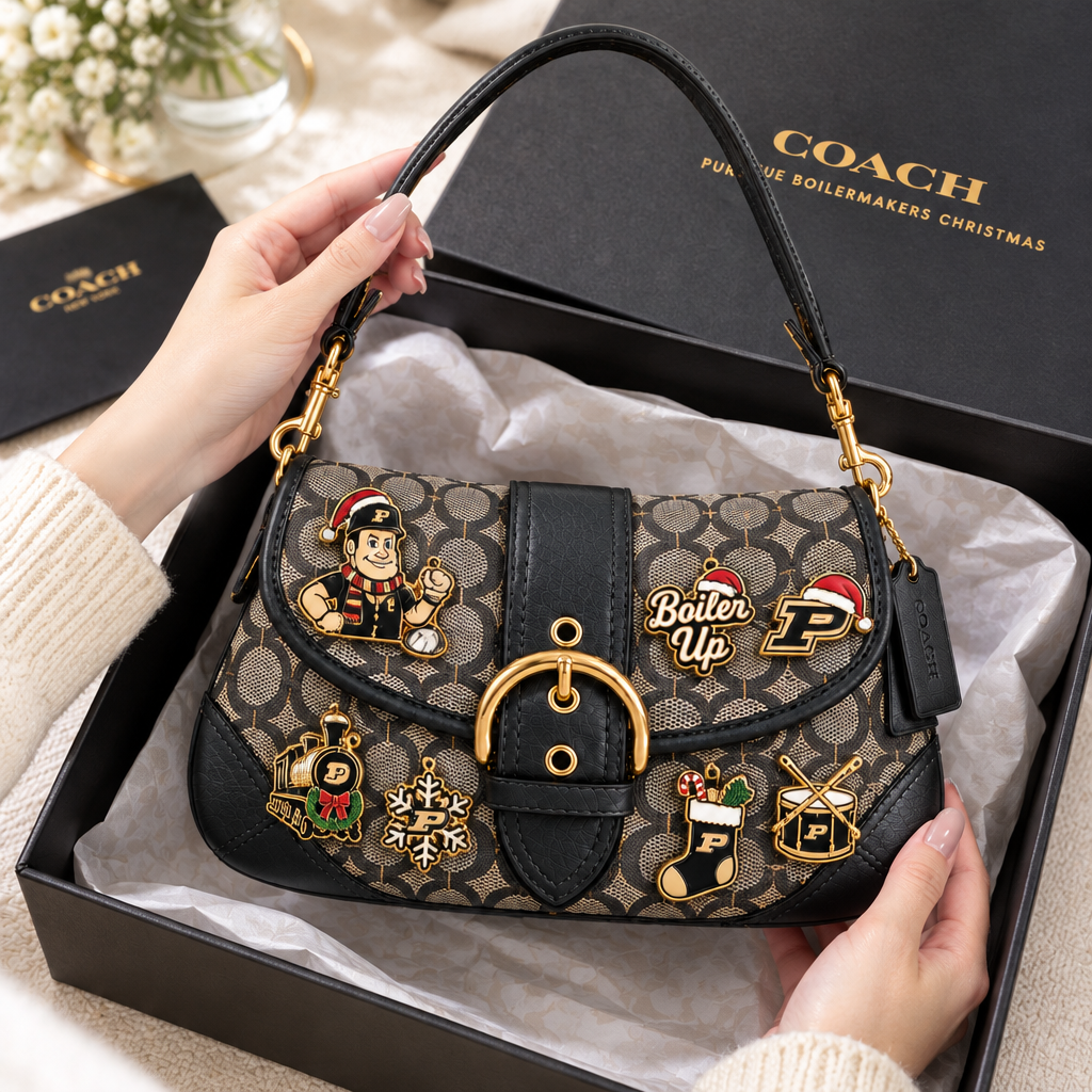 Purdue Boilermakers Soho Bag With Charm