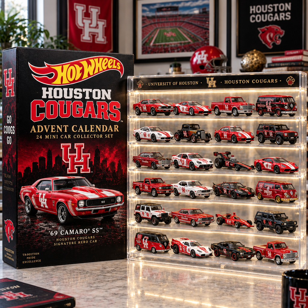 Houston Cougars Premium Mini Car Advent Calendar