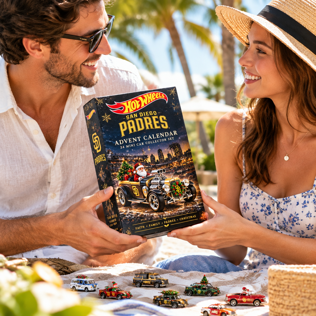 San Diego Padres Premium Mini Car Advent Calendar