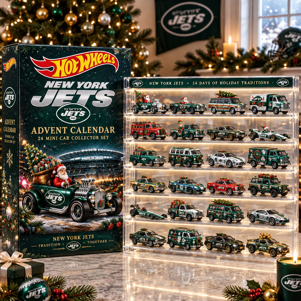 New York Jets Premium Mini Car Advent Calendar