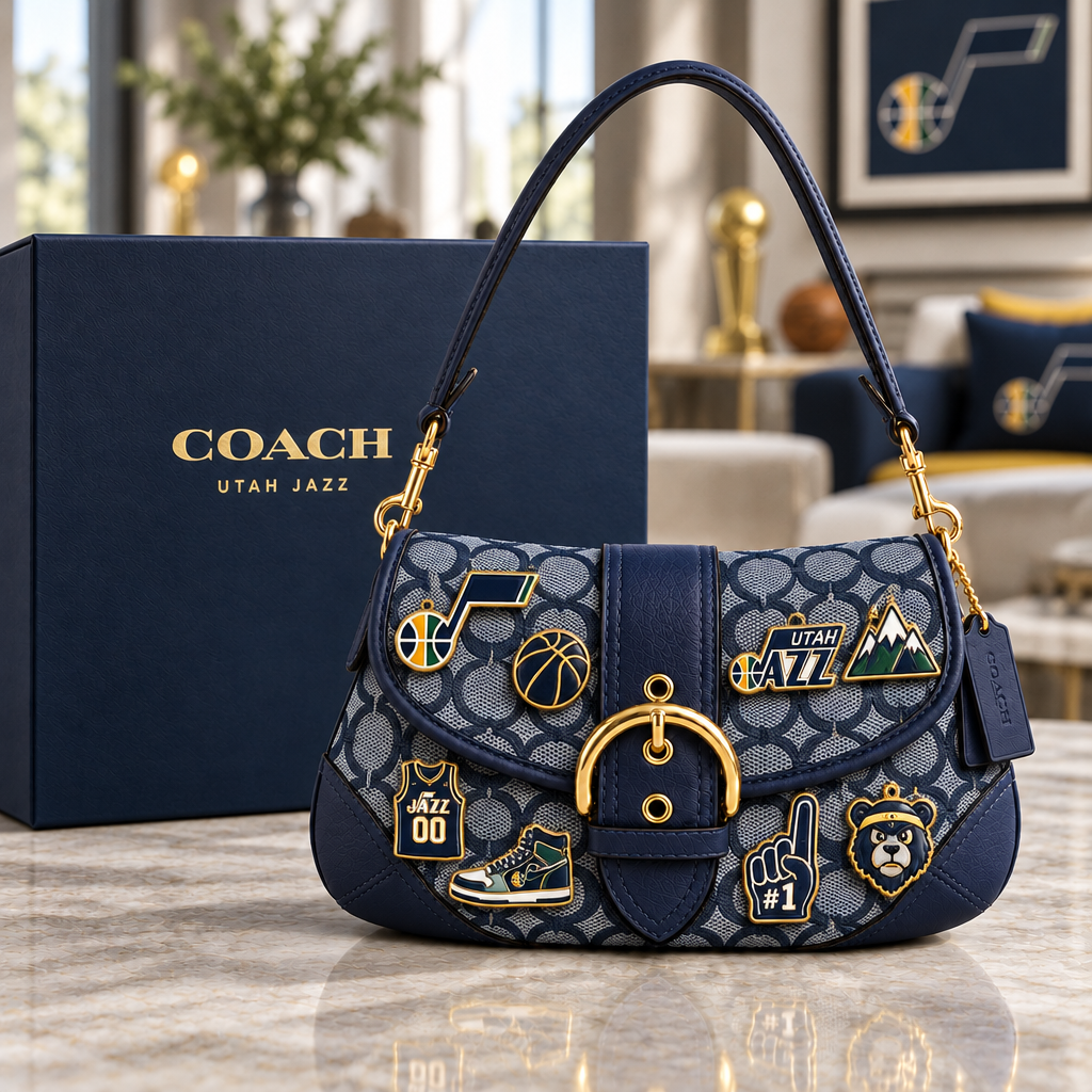 Utah Jazz Soho Bag With Charm