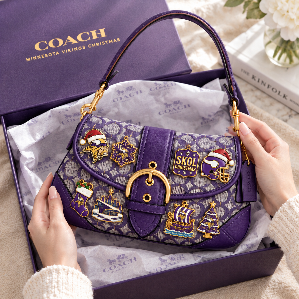 Minnesota Vikings Soho Bag With Charm
