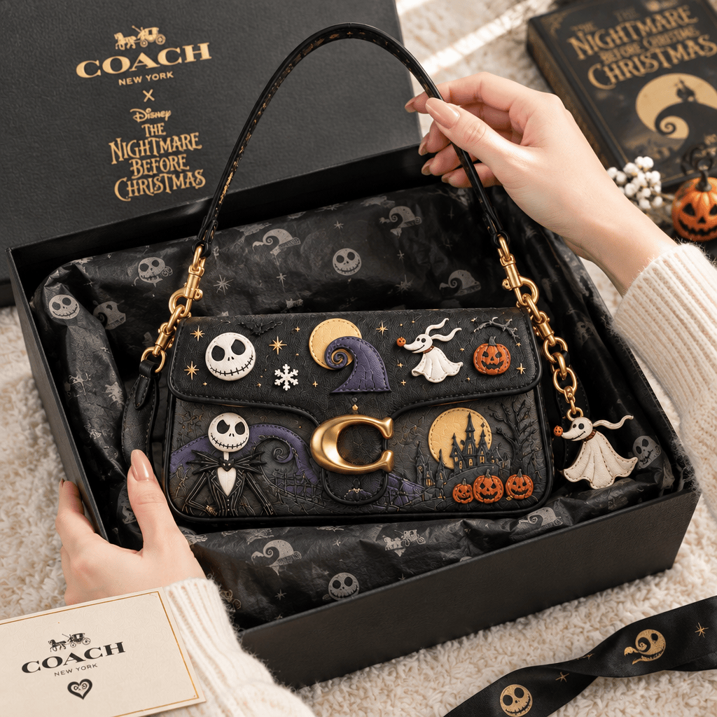 Premium TNBC Coach Shoulder Cross With Charm LNTH